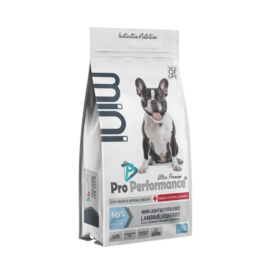 Pro Performance Light Mini Irk Kuzulu Ve Yaban Mersinli Diyet Kısırlaştırılmış Yetişkin Köpek Maması 2 KG | SRC: Barcode: 8682328740176